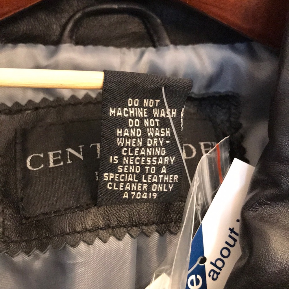 Centigrade Black Leather Jacket - image 4